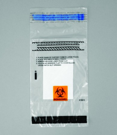 Adhesive Seal Specimen Bag with Absorbent #15610 