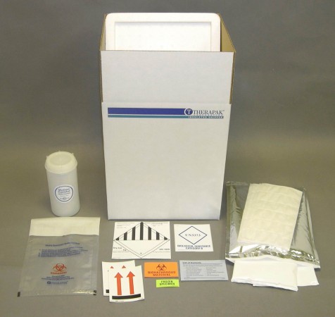 Therapak #56726 - Cat B Frozen/Ambient Combo Shipping System 