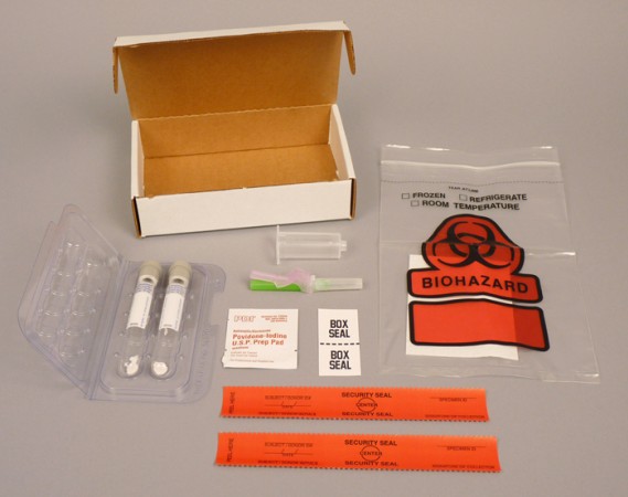Blood-Alcohol Collection and Transport Kit 